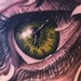 Tattoos - Custom eye and clock - 79986